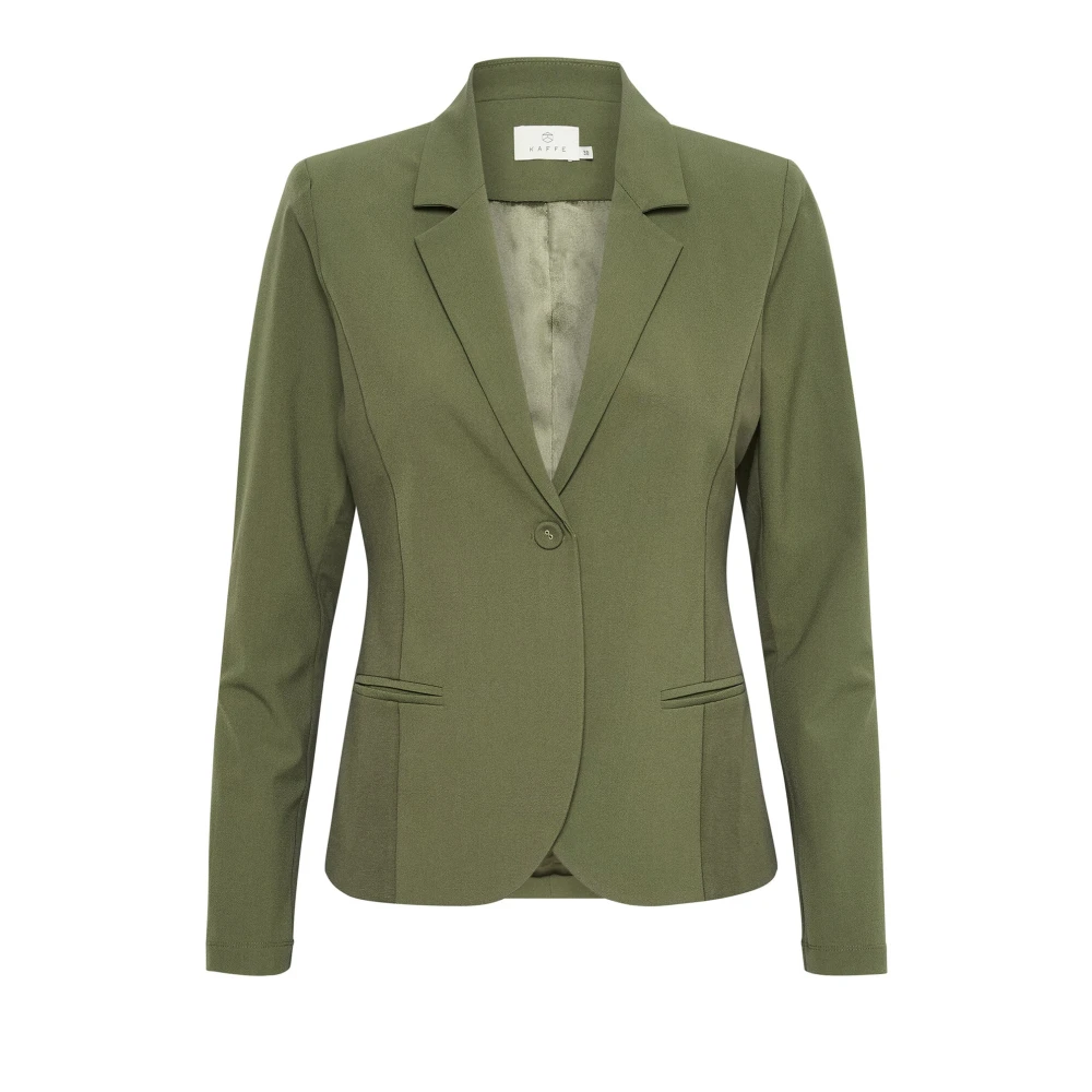 Kaffe Women's Green Blazers, 3XL, Stylish Jillian Blazer In Grape Leaf