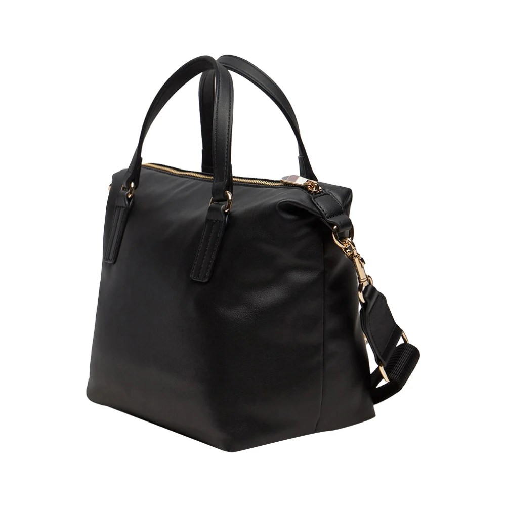 Tommy Hilfiger Elegante Zwarte Handtas voor Vrouwen Black Dames