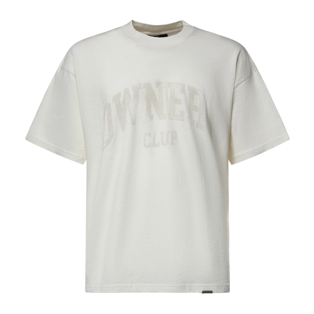 Represent Men's White T-Shirts, L, Owners T-Shirt