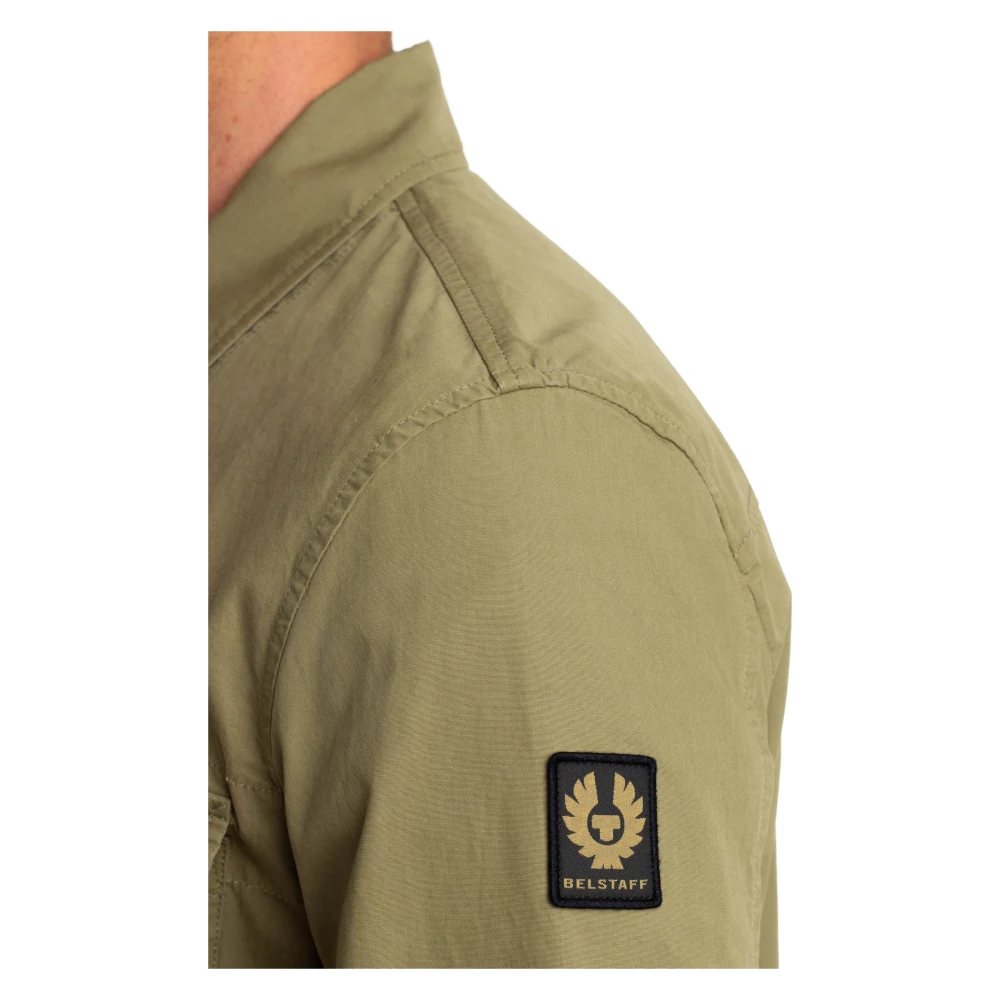 Belstaff Groene Outdoor Katoenen Jas Green Heren