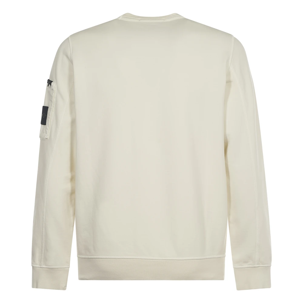 Stone Island Witte Truien voor Mannen White Heren