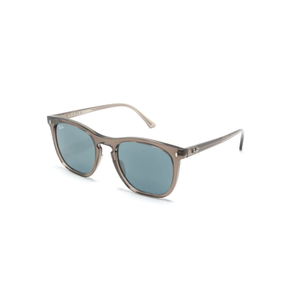 Ray-Ban Rectangle Square Sunglasses - Acetate - Blue - Image 4