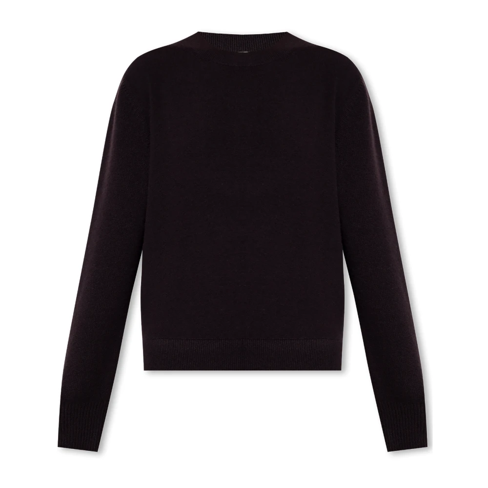 Fendi Women's Brown Round-Neck Knitwear, Xs, Crewneck Jumper
