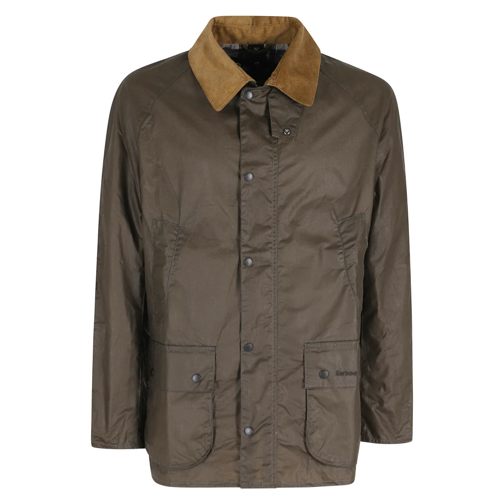 Barbour Men's Green Ashby Wax Jacket - Light Jackets - Xl - Jackets