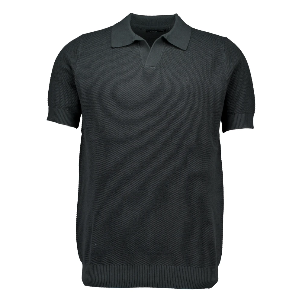 BUTCHER OF BLUE Heren Polo's & T-shirts Lt Structure Polo Donkergroen