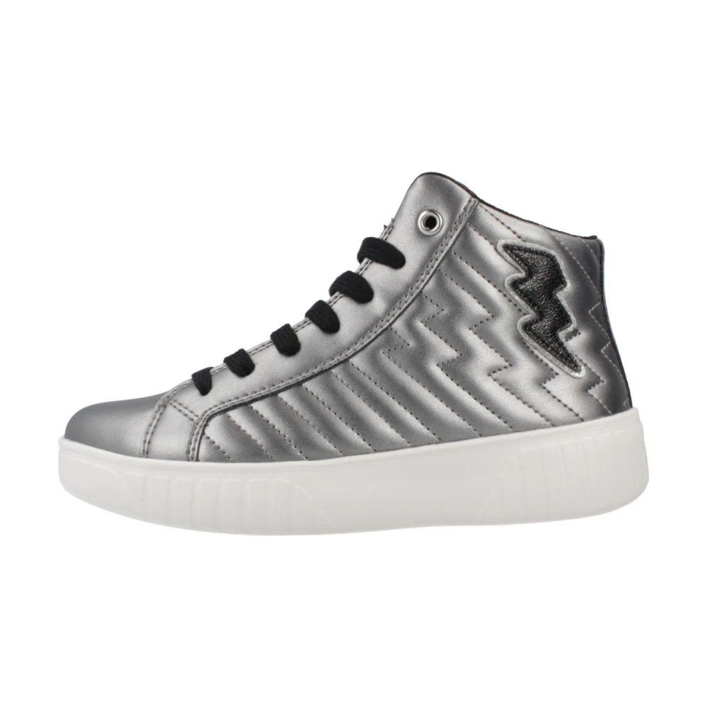 Geox Gray Mikiroshi - Female - Kids Sneakers - 36 Eu - Kids