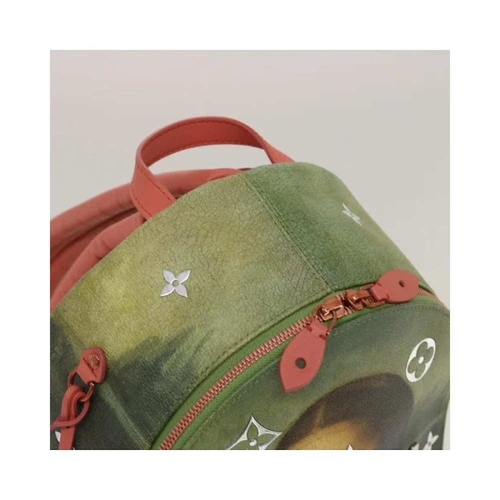 Louis Vuitton Vintage Pre-owned Fabric backpacks Green Dames