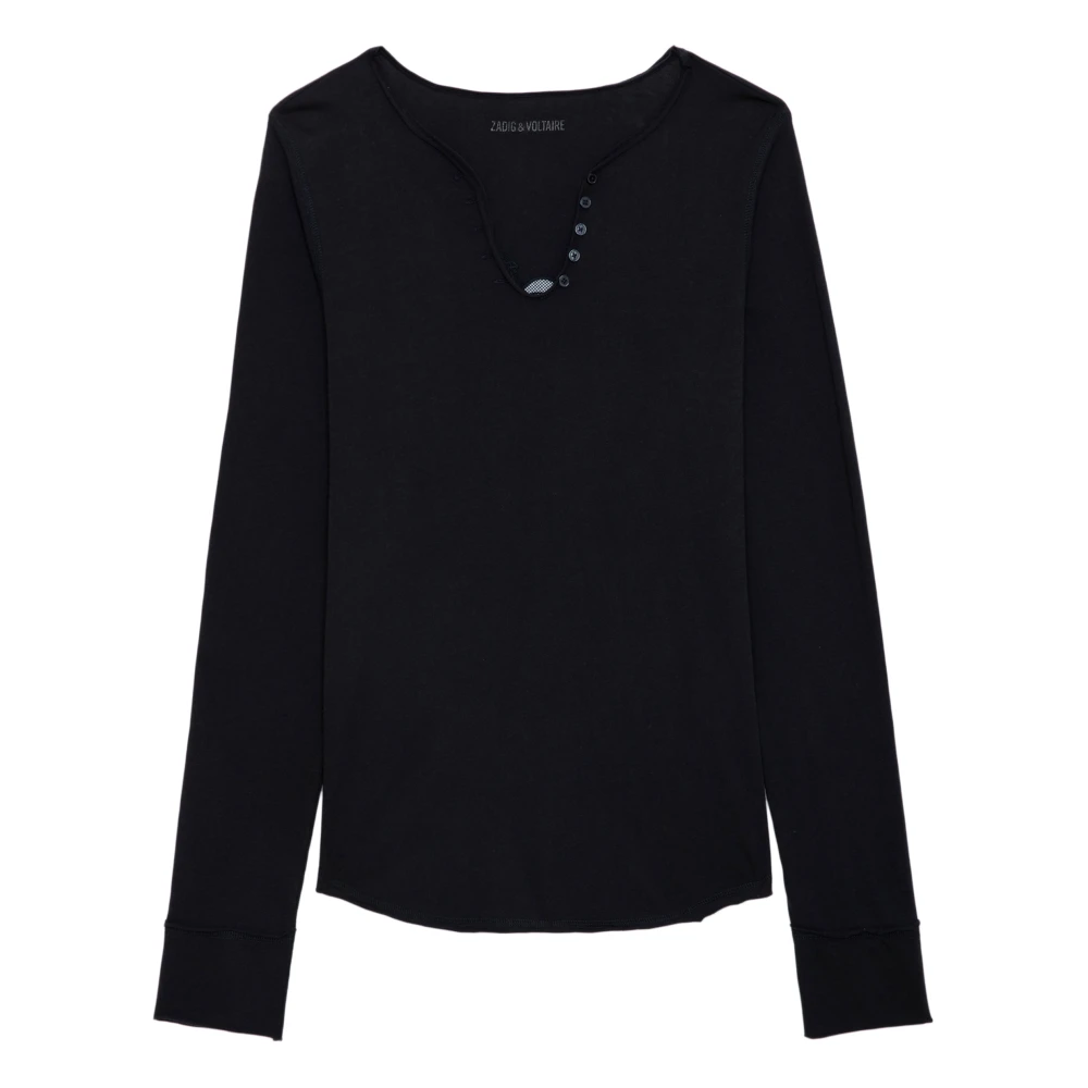 Zadig & Voltaire Visnet Stijl Top Black Dames