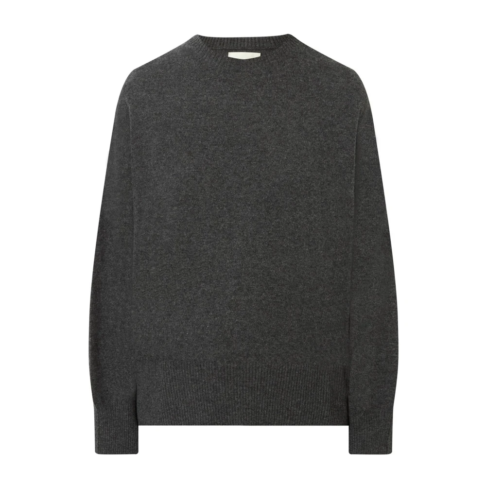 Loulou Studio Houtskoolgrijze Cashmere Crew Neck Sweater Gray Dames