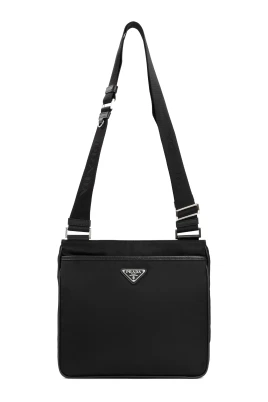 Re-Nylon and Saffiano Axelremsväska