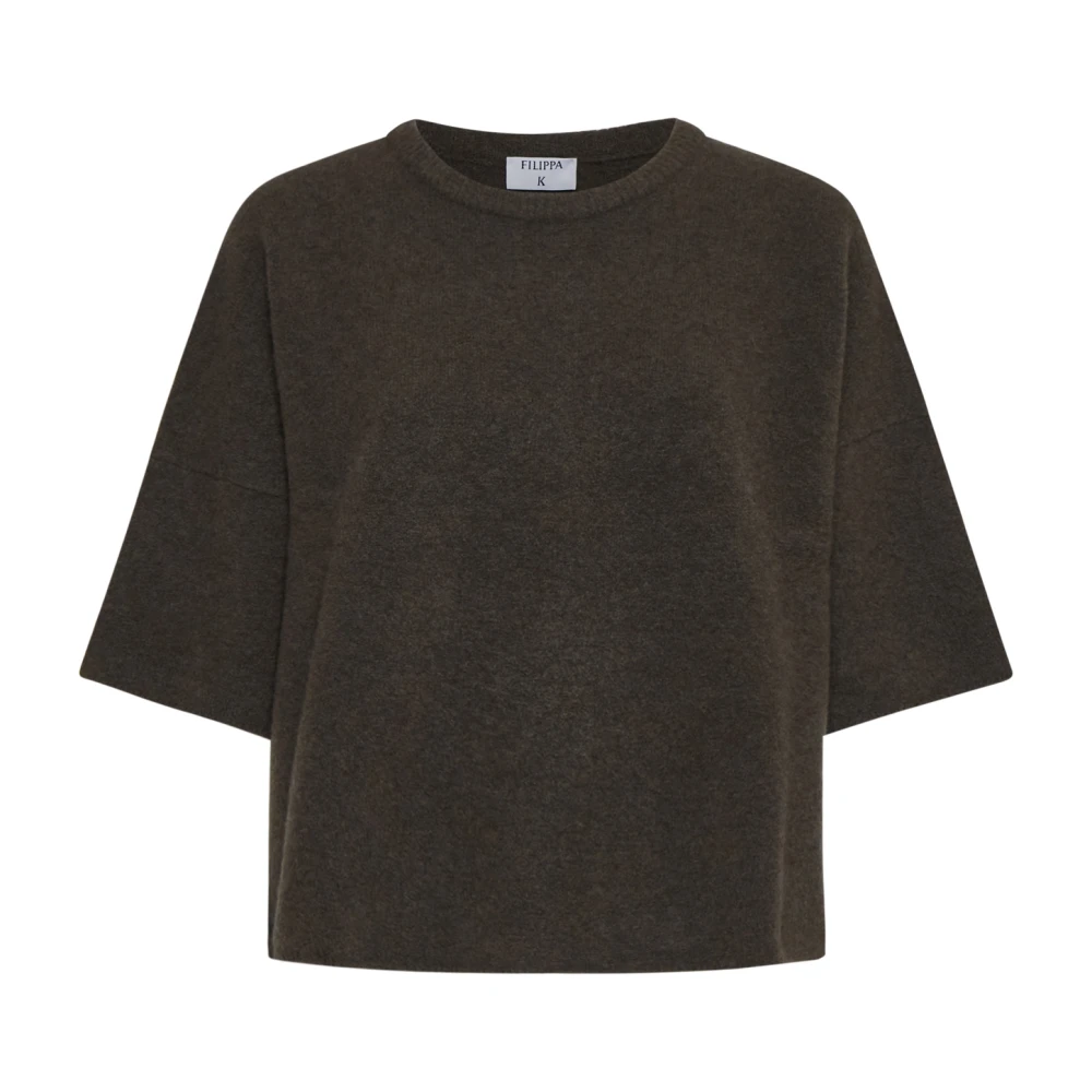 Filippa K Elegante Zwarte Jurk Brown Dames