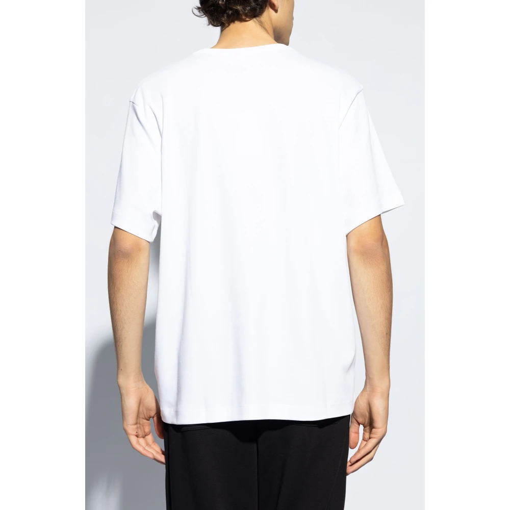 Helmut Lang T-shirt met logotoepassing White Heren