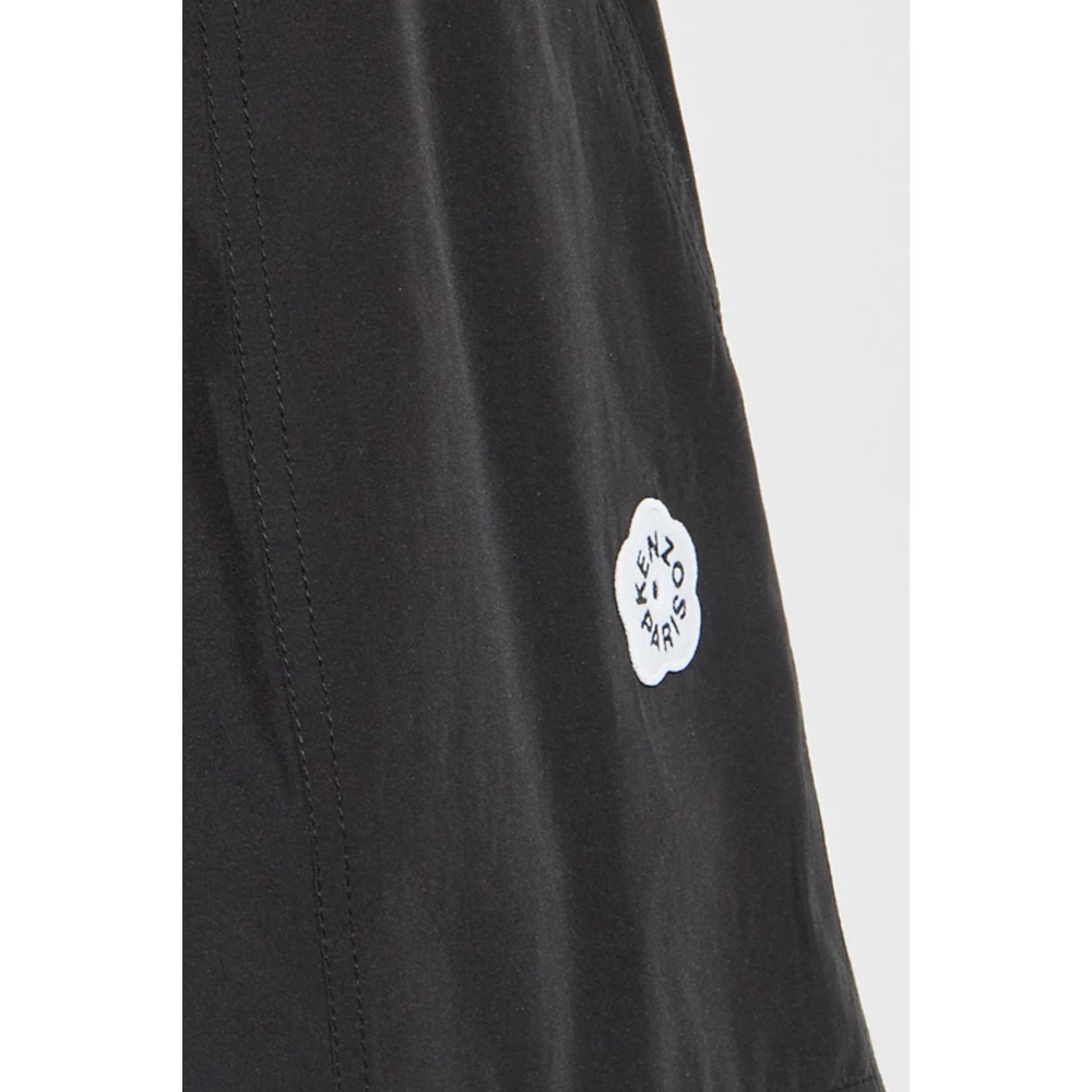 Kenzo Shorts met logopatch Black Dames