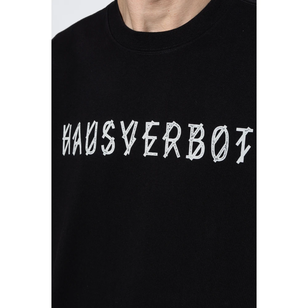 44 Label Group T-shirt met ronde hals Black Heren