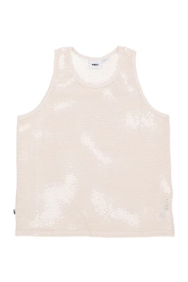 Mesh Tank Top Oblekt Bomull