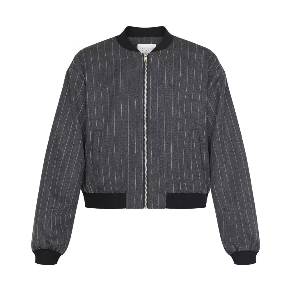 Sisters Point Stijlvolle Blazer Gira-Ja1 Gray Dames