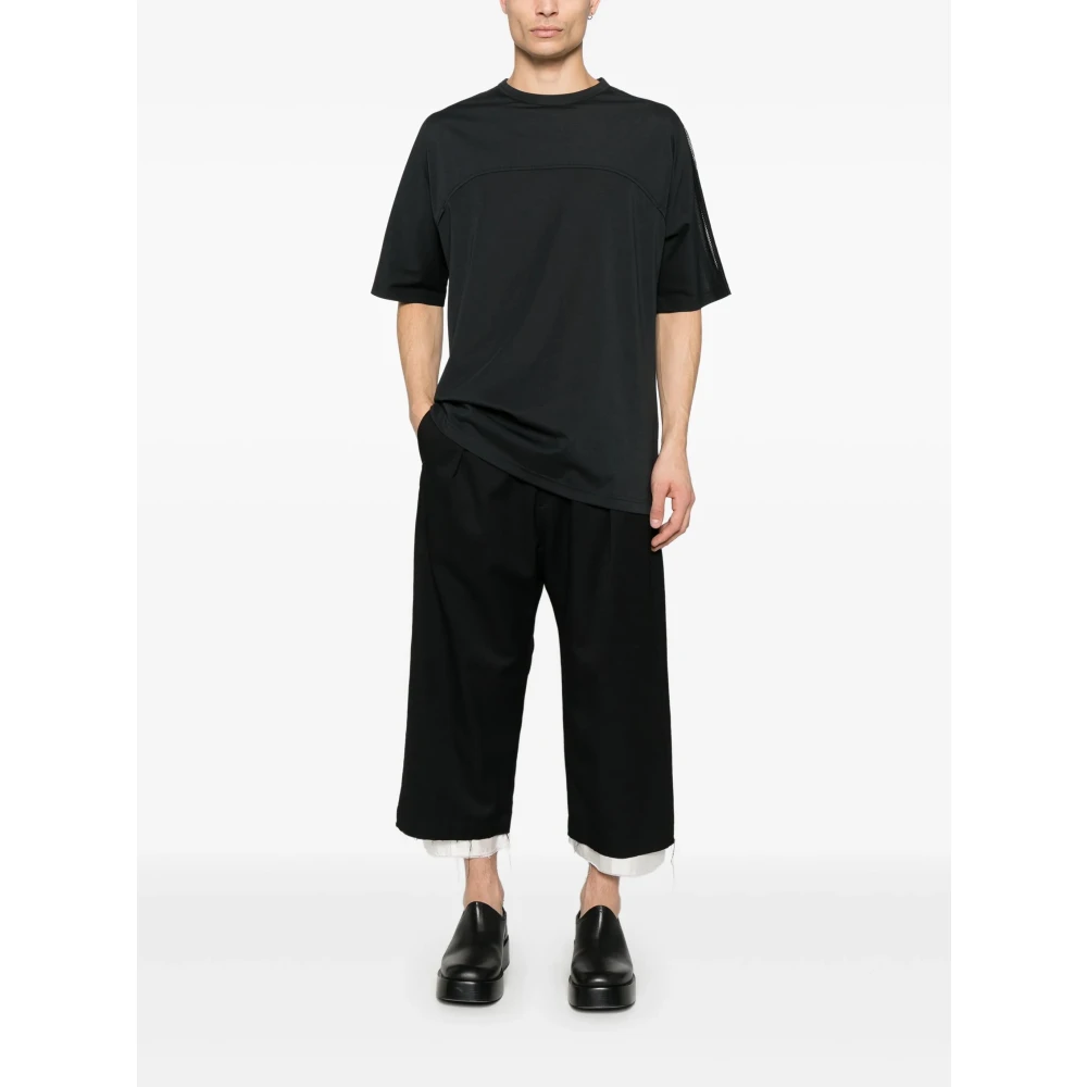 Y-3 Mesh T-shirt voor mannen Black Heren