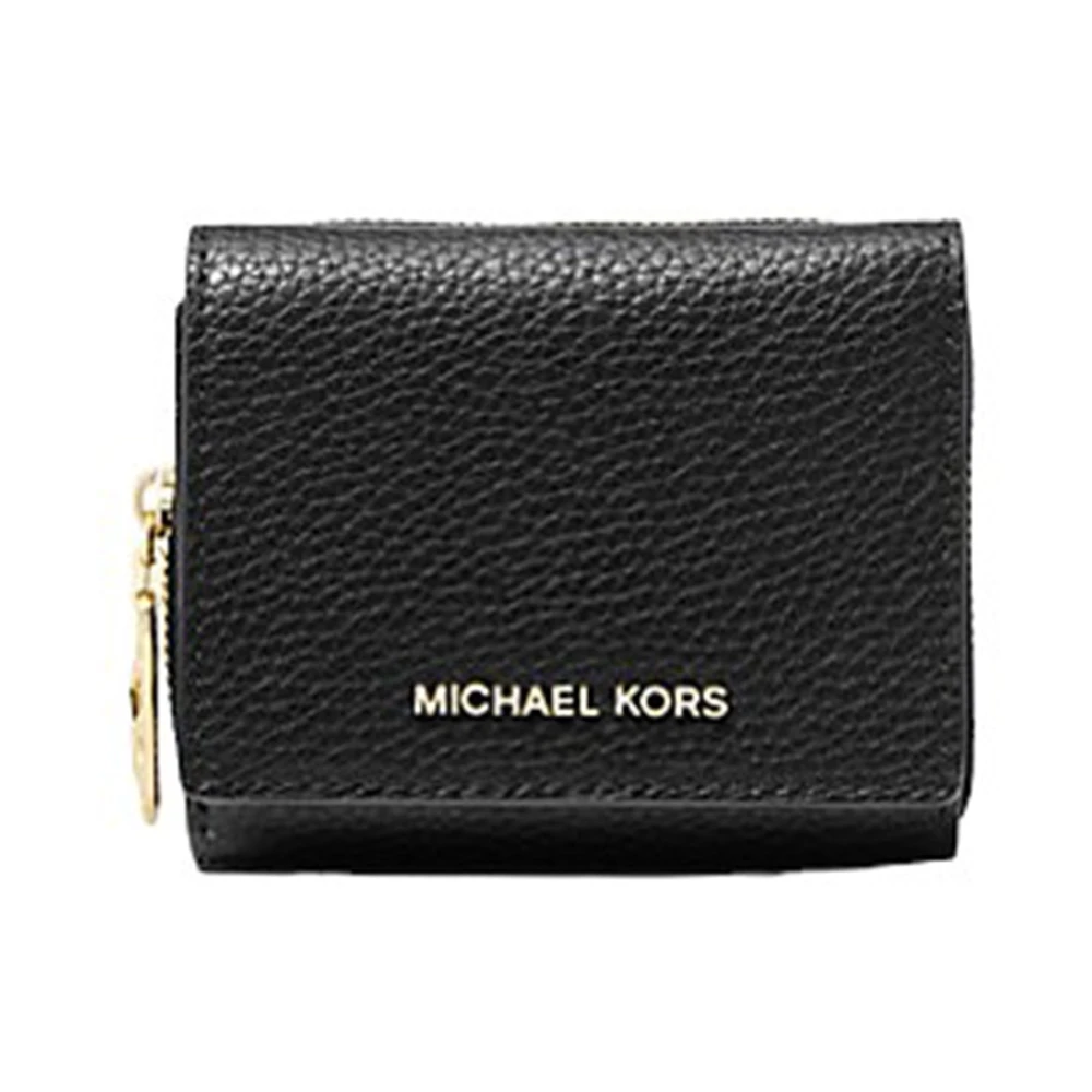 Michael Kors Trifold Portemonnee Black Dames