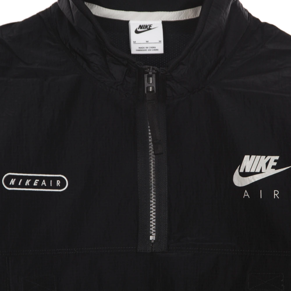 Nike Afneembaar Windjack Air Woven Jacket Black Heren