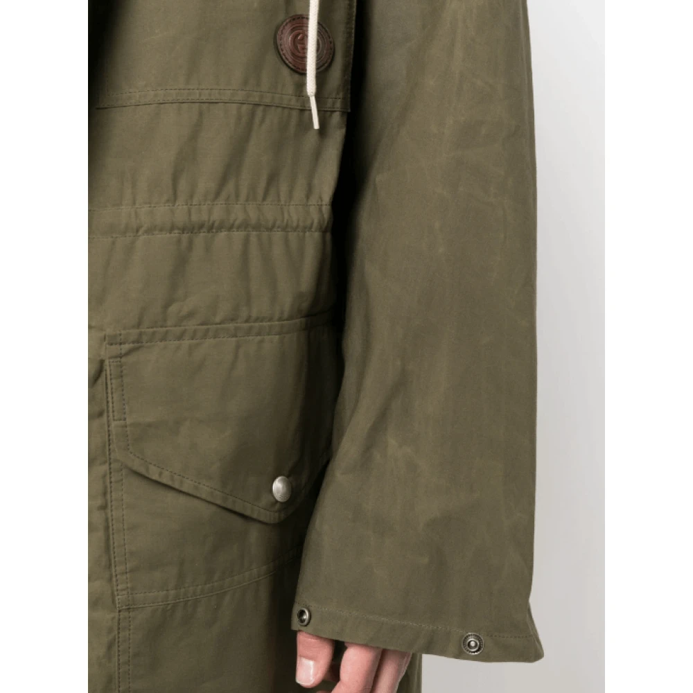 Gucci Parka met Capuchon Green Heren