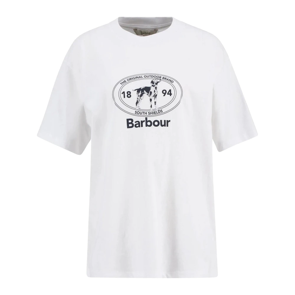 Barbour White T-Shirts, Female, Xs, T-Shirts