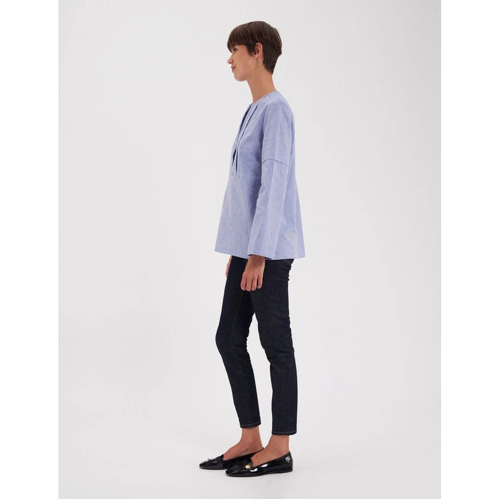 Ines De La Fressange Paris Blouses & Shirts Blue Dames