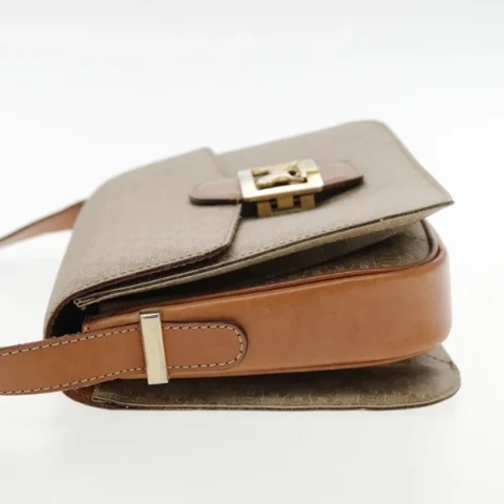 Celine Vintage Pre-owned Canvas celine-bags Beige Dames