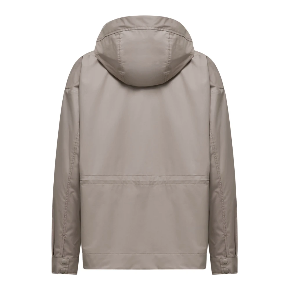 BomBoogie Gewatteerde Gabardine Jas Gray Dames