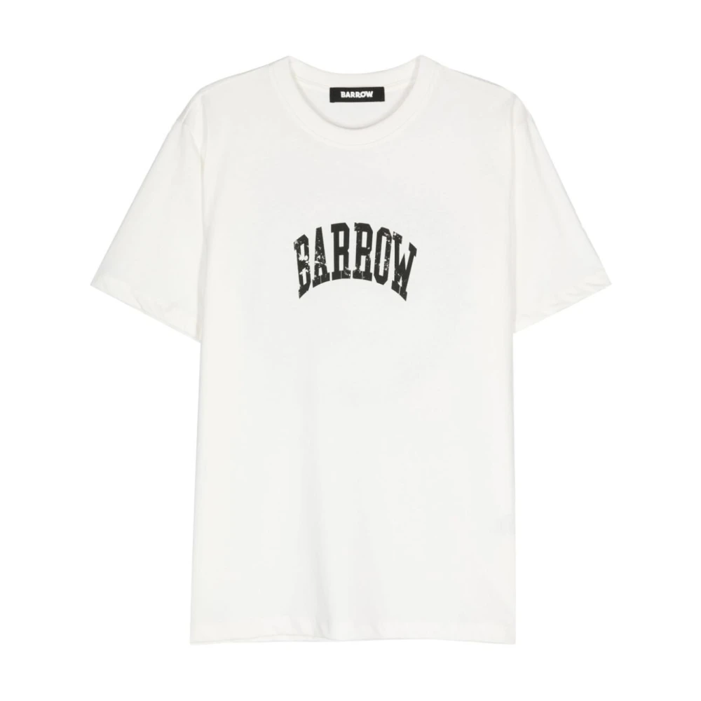 Barrow Witte Jersey T-Shirt White Heren