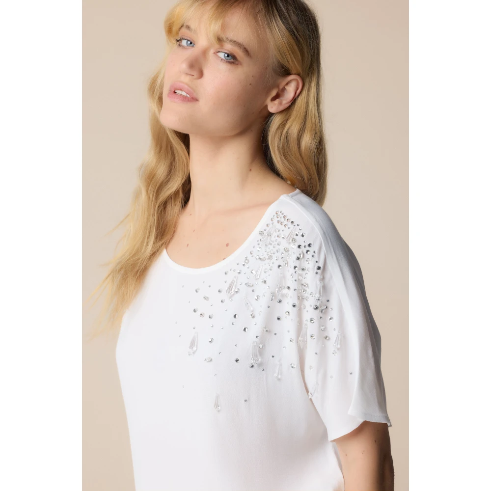 Kocca Stijlvolle Blouses voor Vrouwen White Dames