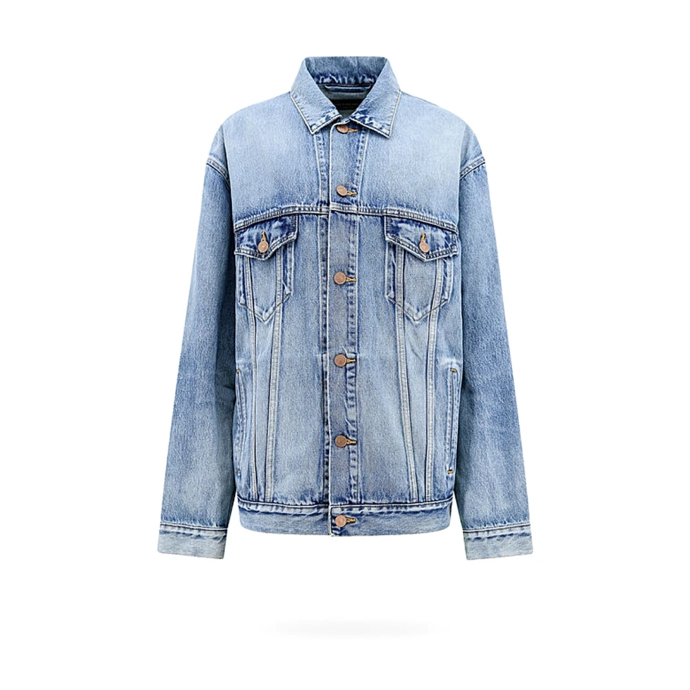 Balenciaga Stijlvolle Jas voor Mannen Blue Heren
