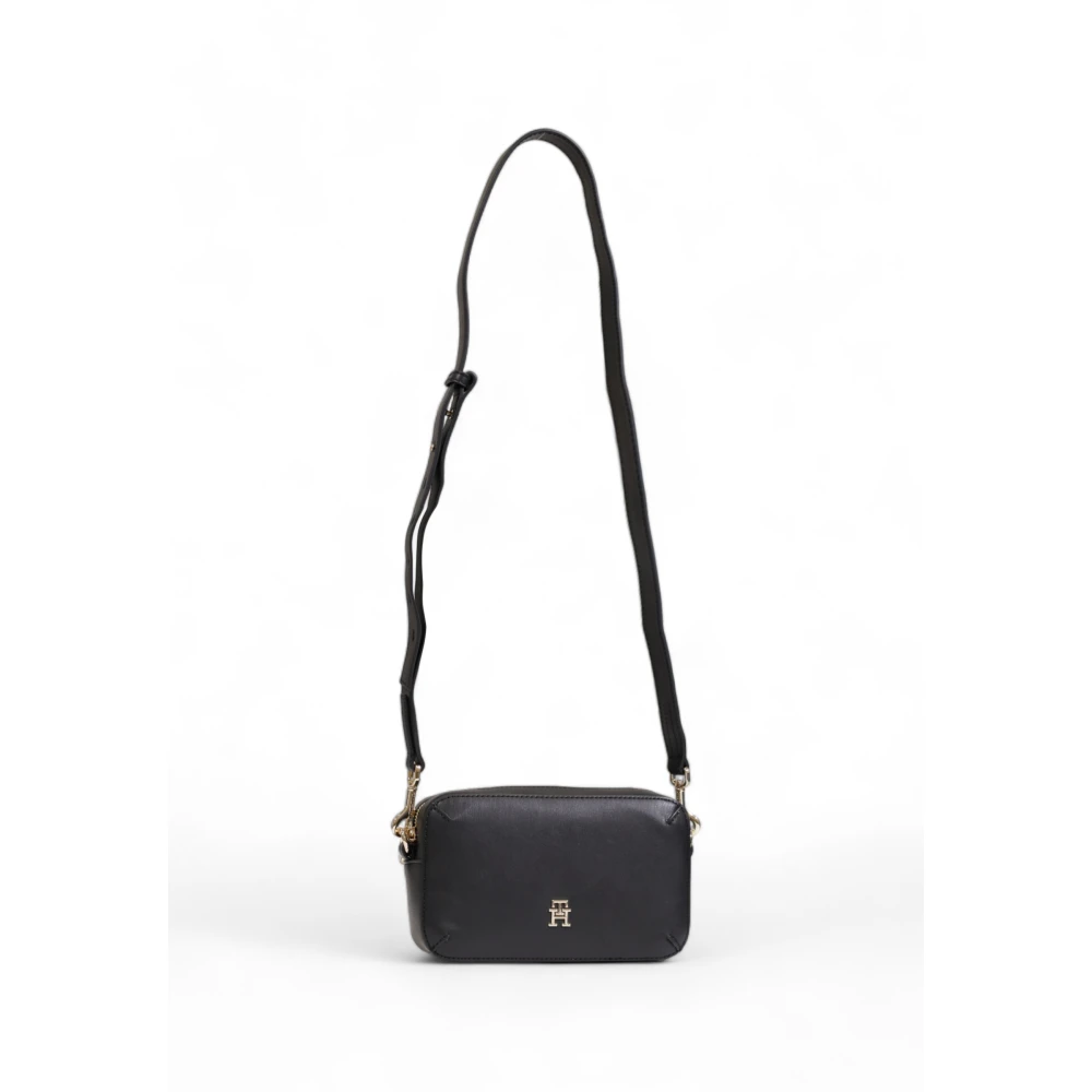 Tommy Hilfiger Chique Cameratas Herfst Winter Collectie Black Dames