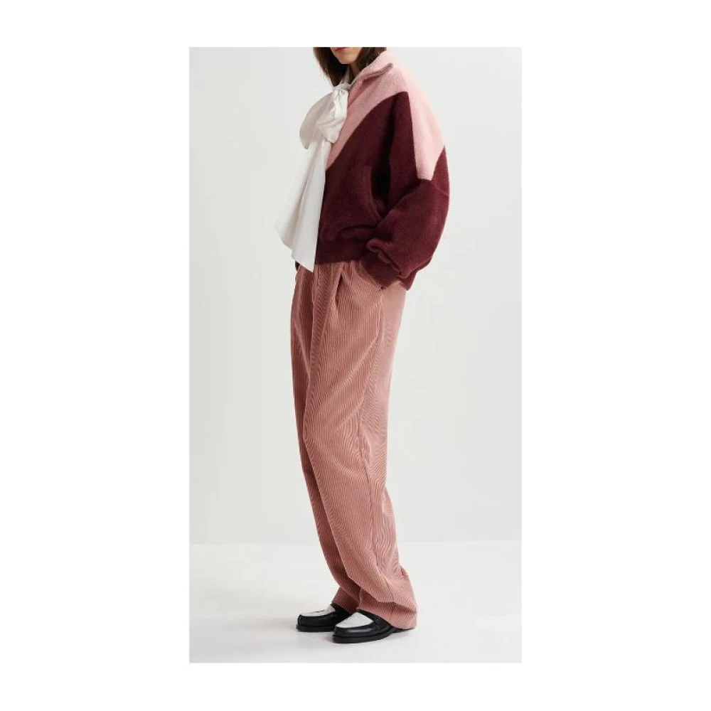 Essentiel Antwerp Omkeerbare Oversized Hart Gewatteerde Jas Multicolor Dames