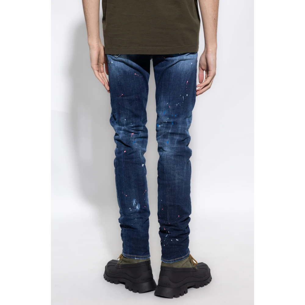 Dsquared2 642 jeans Blue Heren