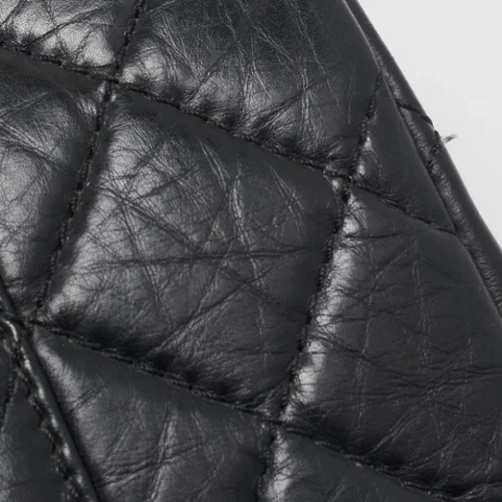 Chanel Vintage Pre-owned Leather chanel-bags Black Dames