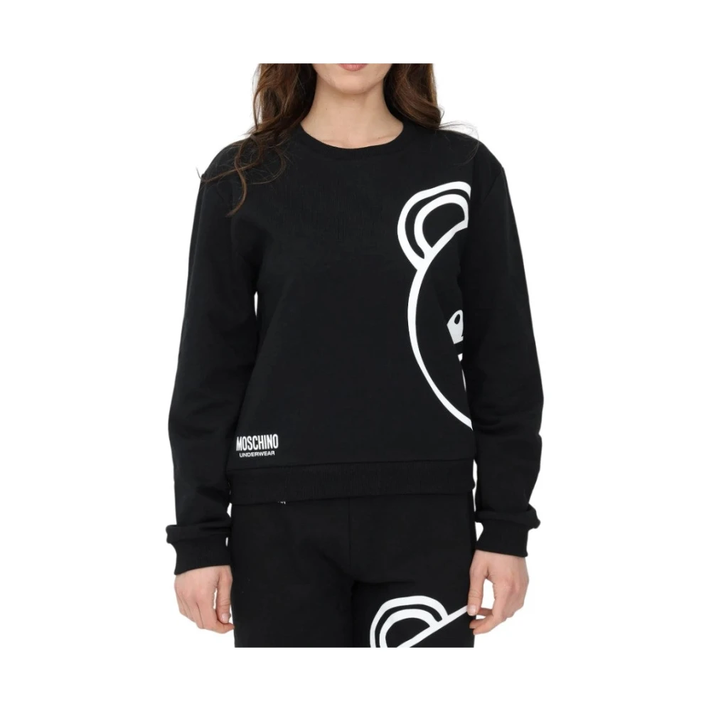 Moschino Women's Black Underbear Cotton Jumper - Sweatshirts - L - Sweatshirts & Hoodies