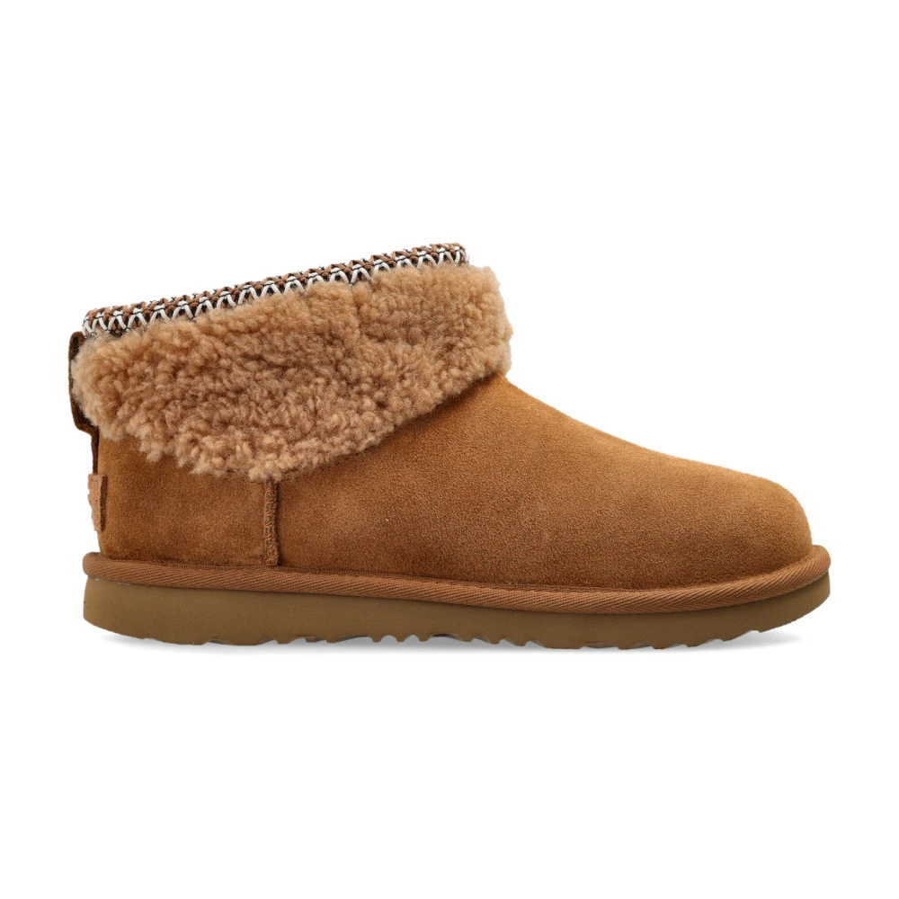 UGG Snö stövlar Klassisk Ultra Mini Maxi Lockig Brown, Unisex