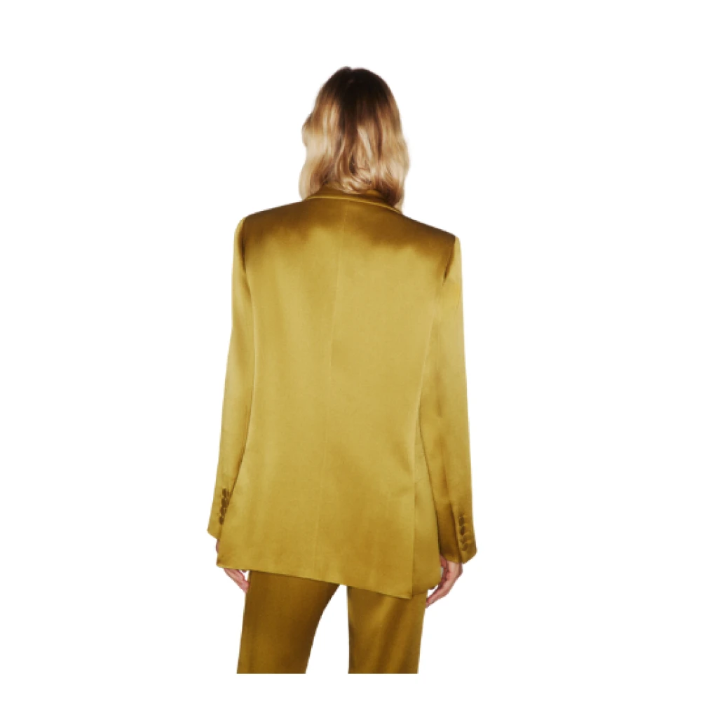Blazé Milano Olijfgroene Novalis Blazer Yellow Dames
