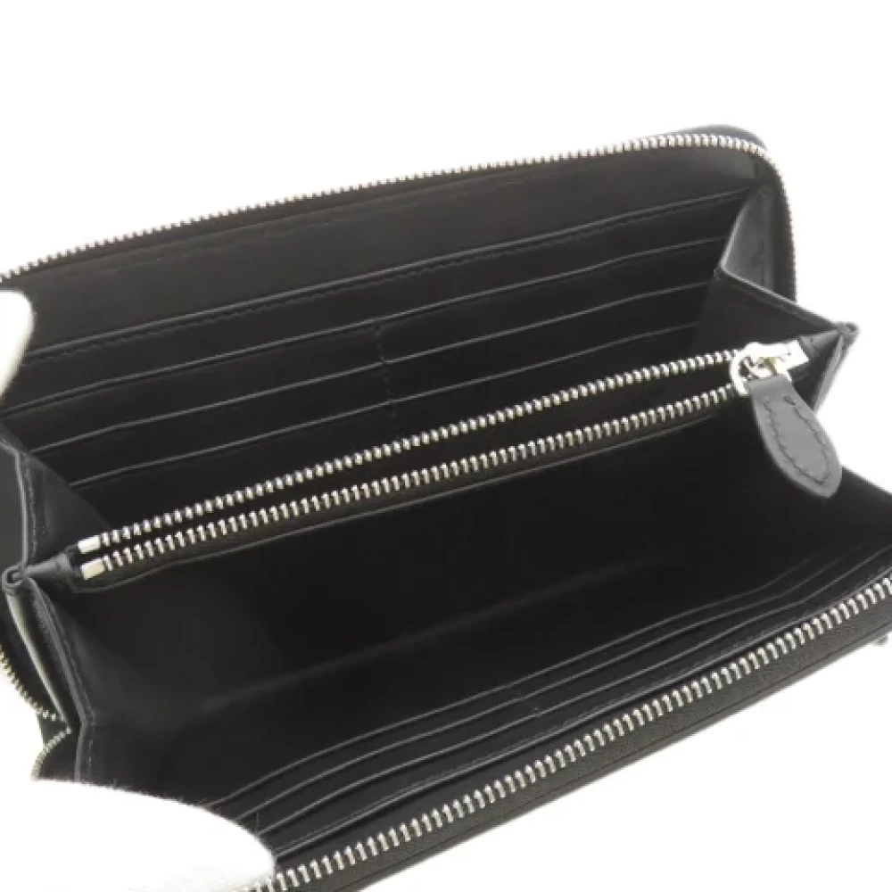 Burberry Vintage Pre-owned Leather wallets Black Dames