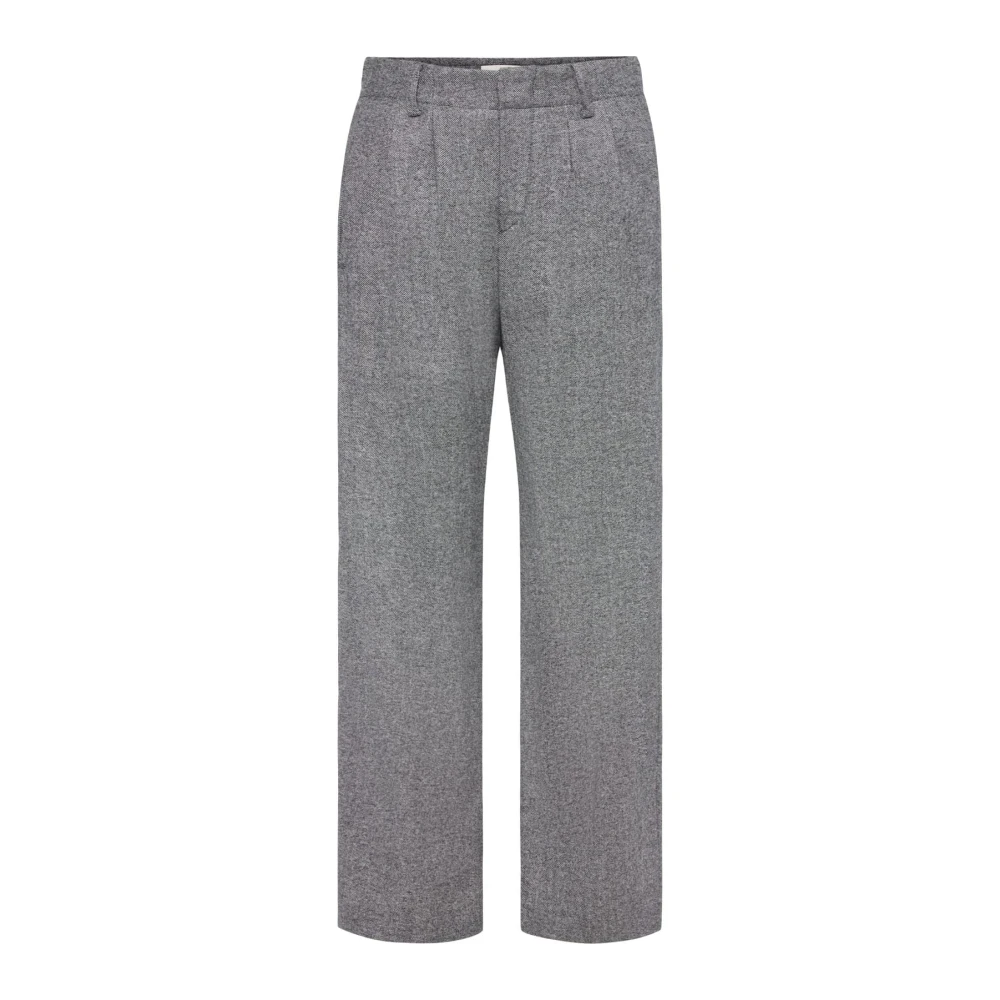 Drykorn Women's Gray Jealous Bundfaltenhose - Straight Trousers - W29 L34 - Trousers