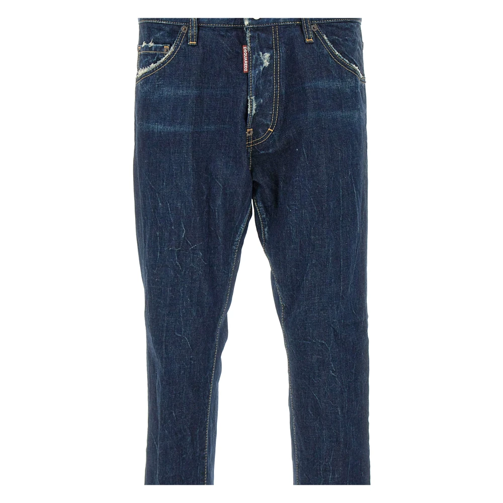 Dsquared2 Stijlvolle Denim Jeans Blue Heren