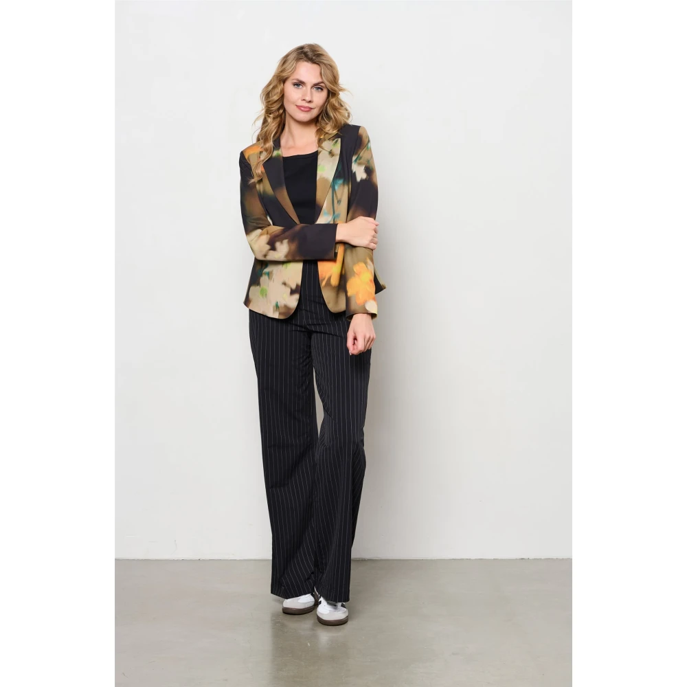 &Co Woman Blazer Heren Bruin Multicolor Dames