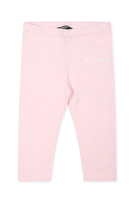 leggings-en-melange-de-coton-rose-avec-logo-irise