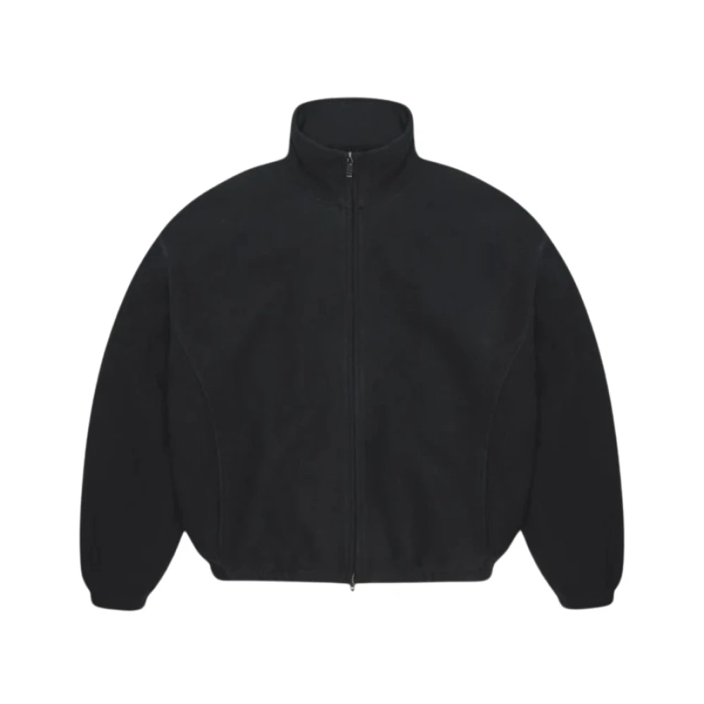 Rains Uomo Nero - Giacca In Pile Con Zip - Jackets - L