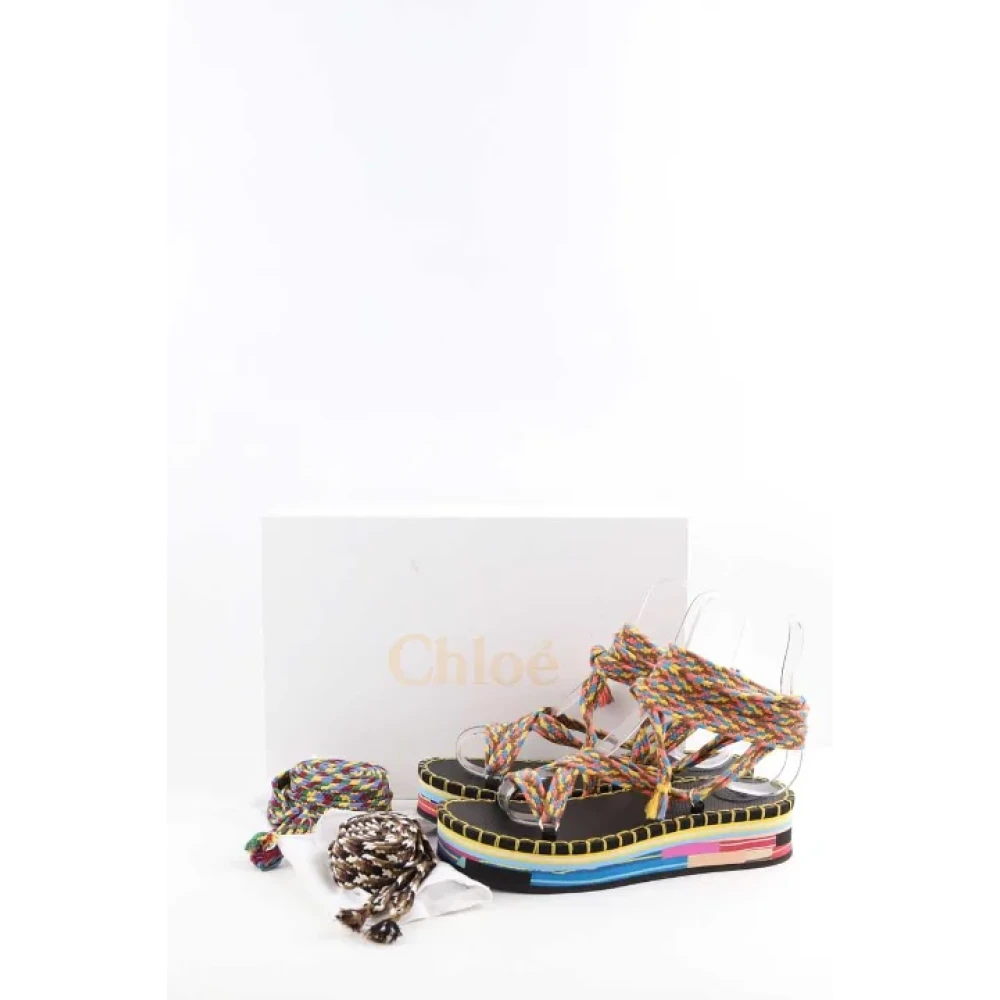 Chloé Pre-owned Fabric sandals Multicolor Dames