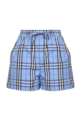 Rutiga Shorts med Dragsko