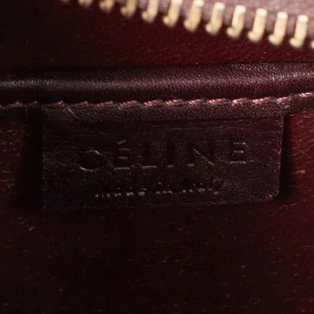Celine Vintage Pre-owned Leather celine-bags Pink Dames