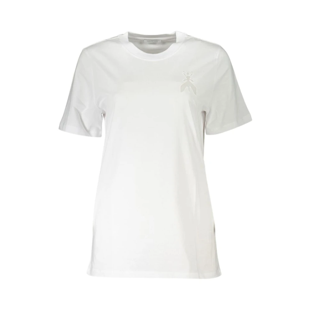 Patrizia Pepe Women's White Chic Embroidered T-Shirt - T-Shirts - Xs- Tops
