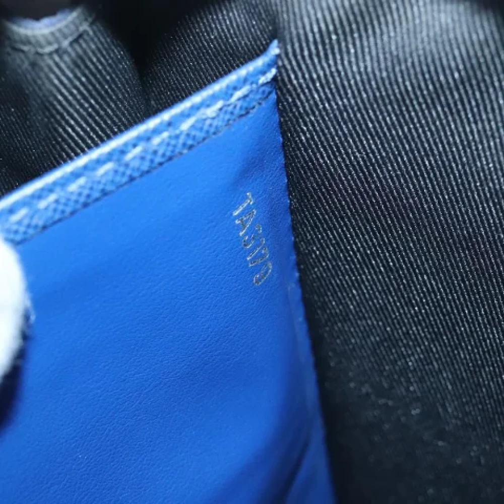 Louis Vuitton Vintage Pre-owned Leather clutches Blue Dames