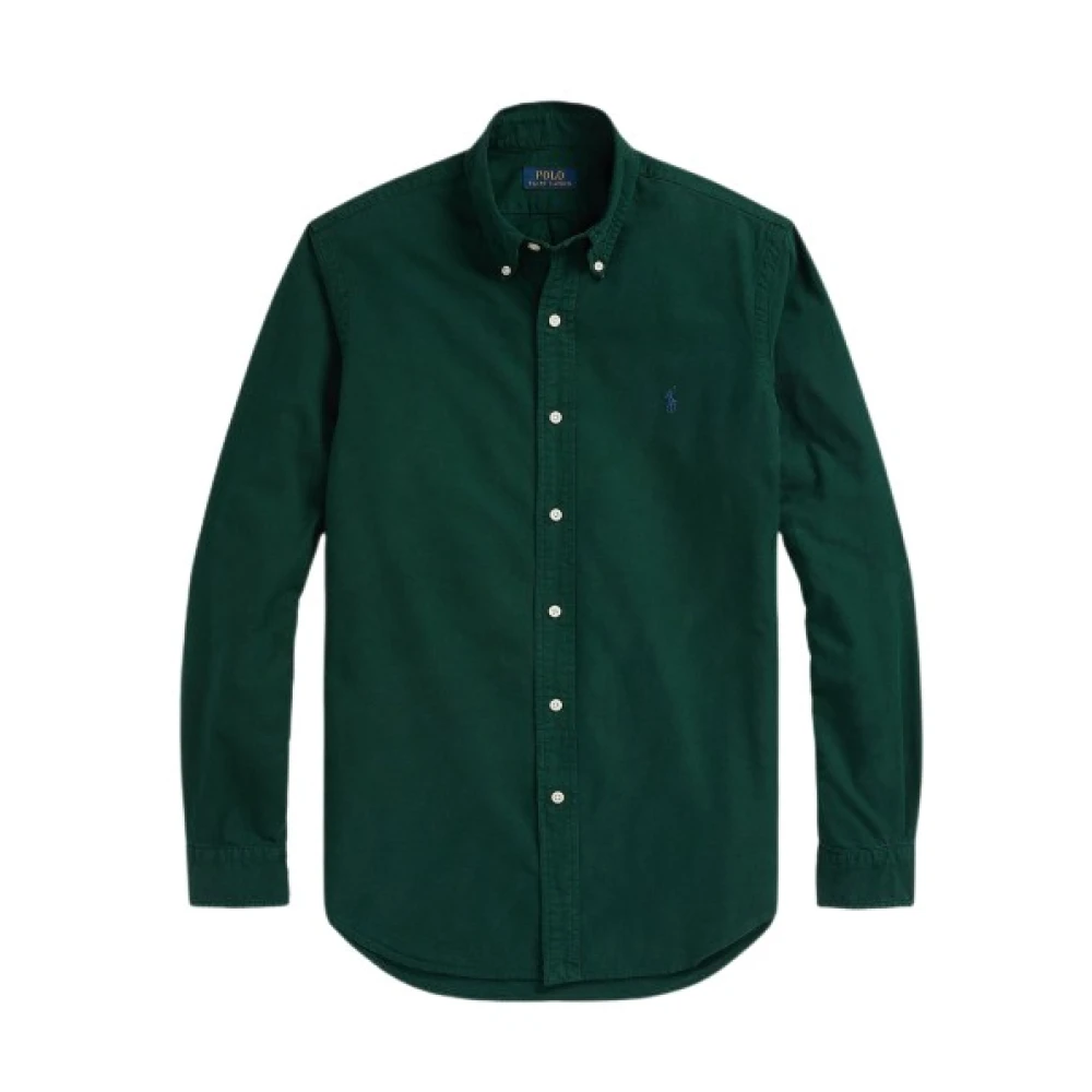 Polo Ralph Lauren Custom Oxford Overhemd Green Heren